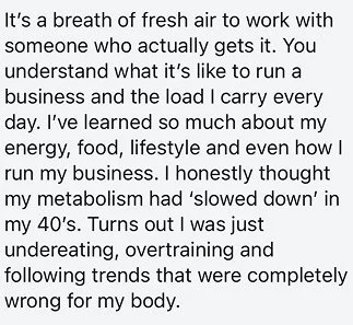Text about the importance of fresh air, understanding health, and lifestyle adjustments for running a business and personal well-being.