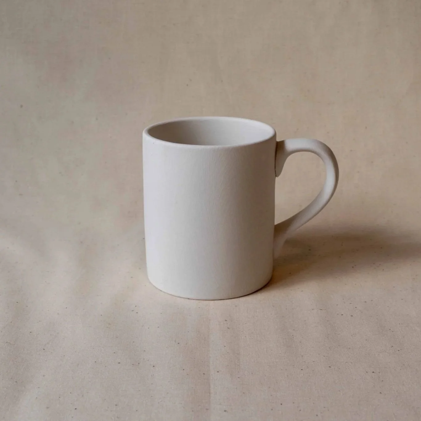 Keramik kop 300 ml til kaffe og keramikmaling