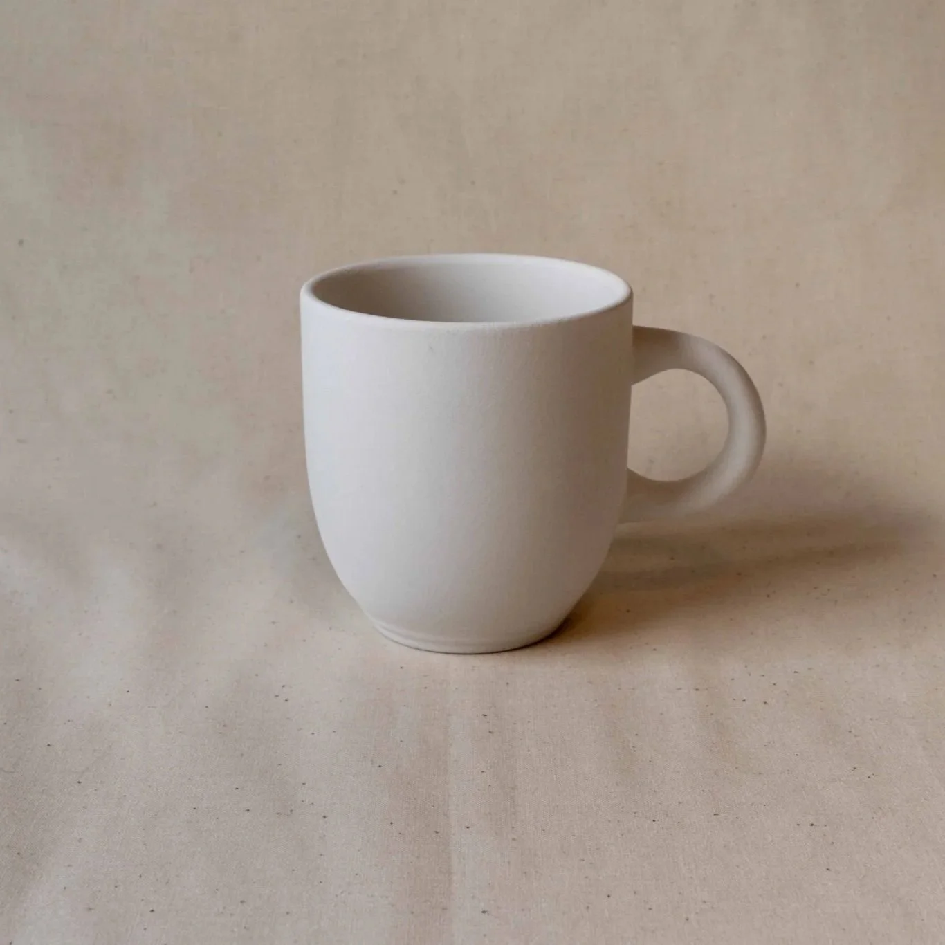 Keramik krus 350 ml til kakao og keramikmaling