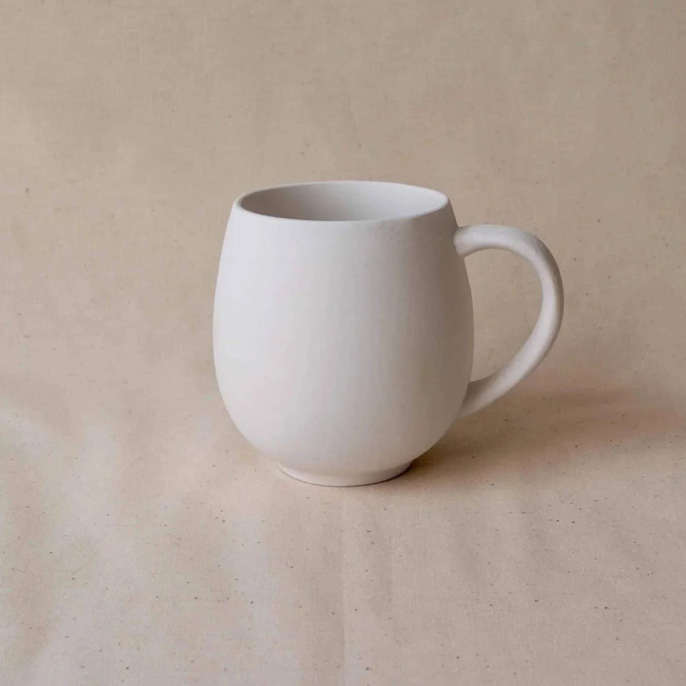 Stor keramik kop 450 ml til keramikmaling