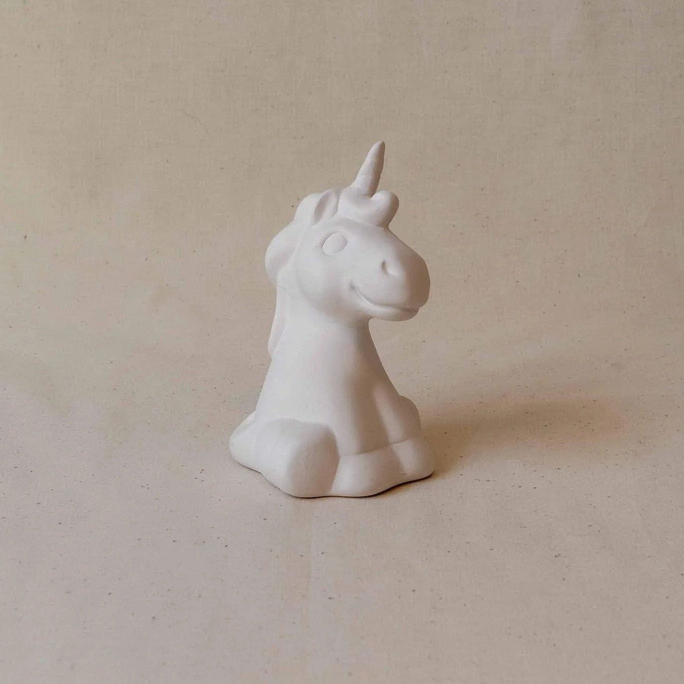Keramik enhjørning til at male selv