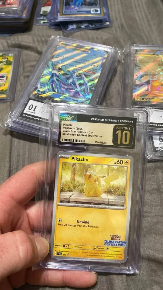 Pikachu Black Star Promo Graded pristine 10 Rare grade