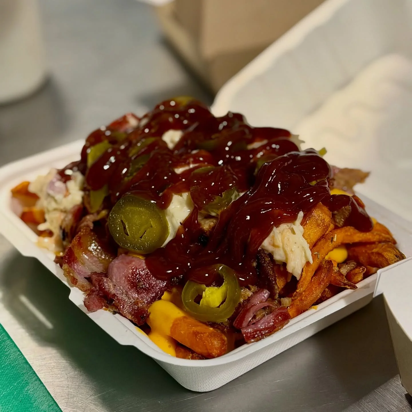 Still loading 🍟🥓🥫🍠🧀🌶️