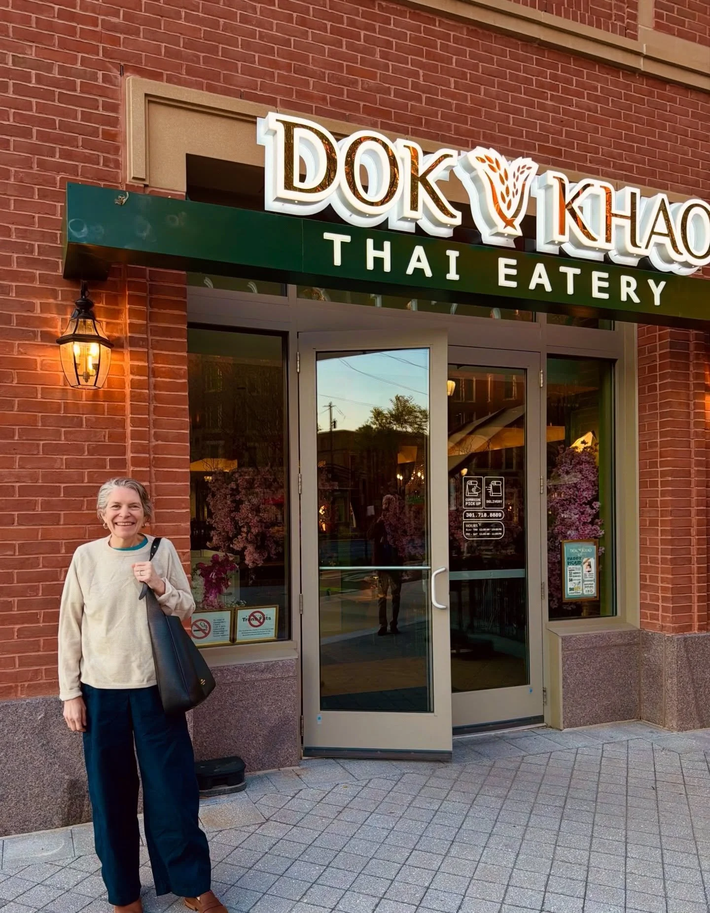 Date night at @dokkhao.chevychase with my sweetie of 33 years! 

#d18 #chevychasedc