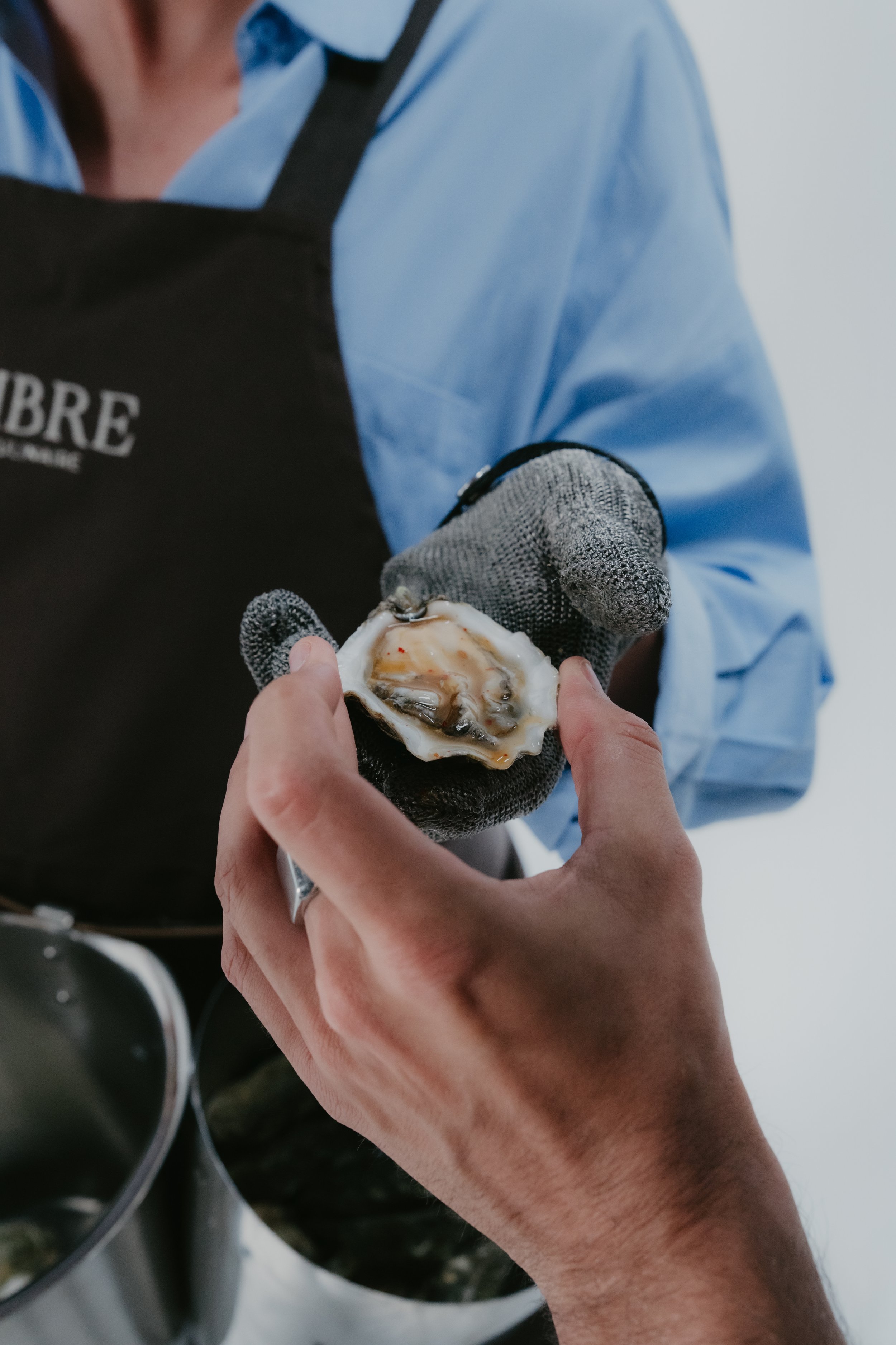 Libre culinaire, Animation culinaire autour d’huîtres fraîches pour événement haut de gamme