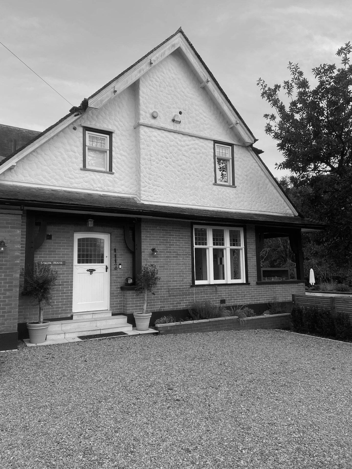  Exterior of Cliff Drive residential property before refurbishment by Studio EWW in Dorset 