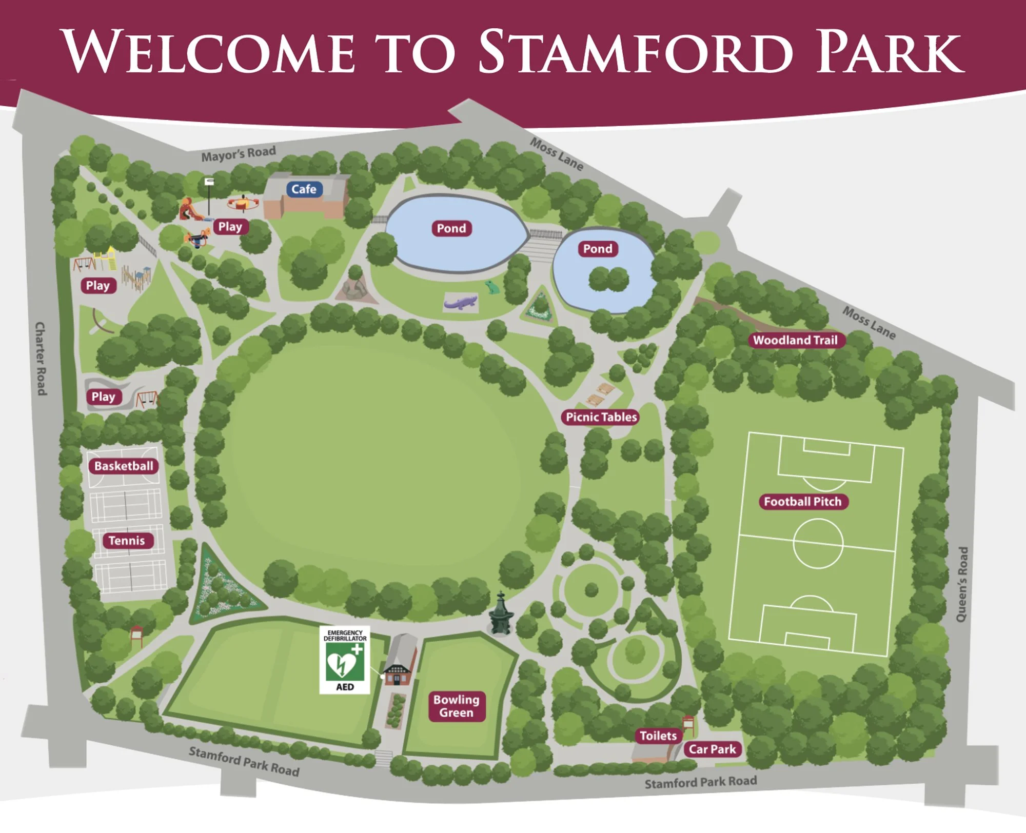 a map of stamford park