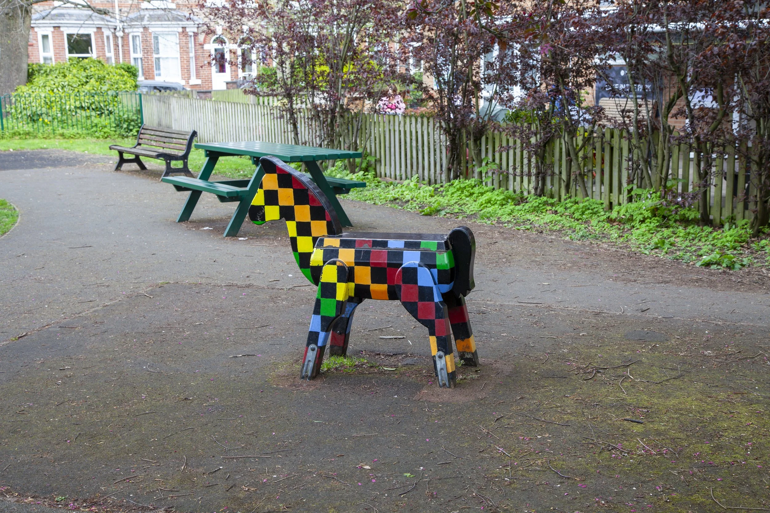a play horse at stamford park