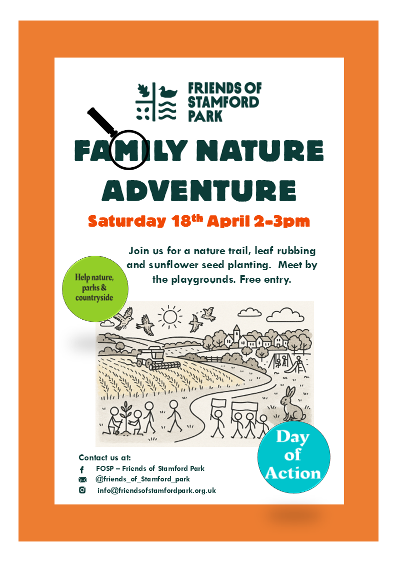 flyer for the family nature adventure that took place in april 2026