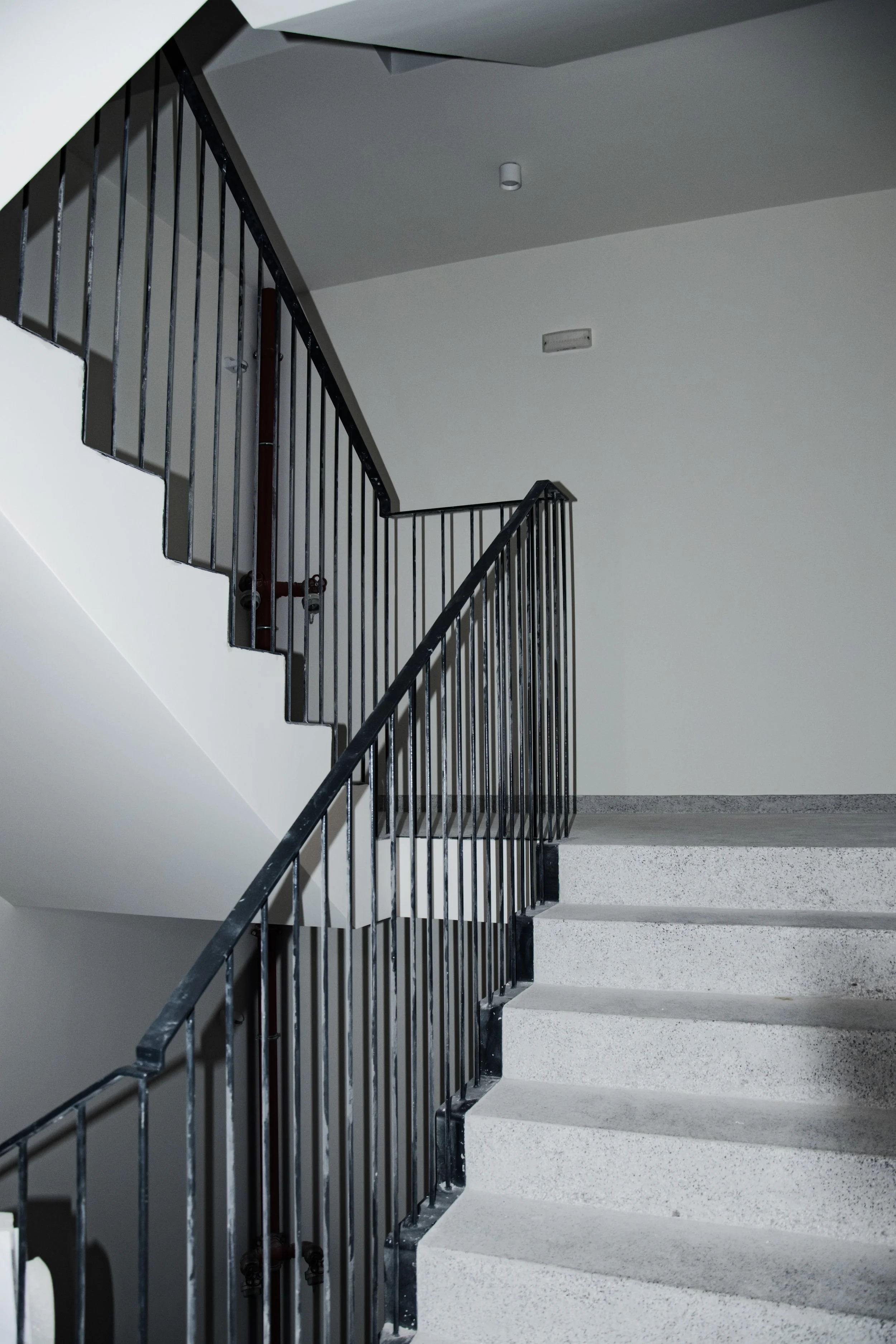 Corrimão e guardas de escadas