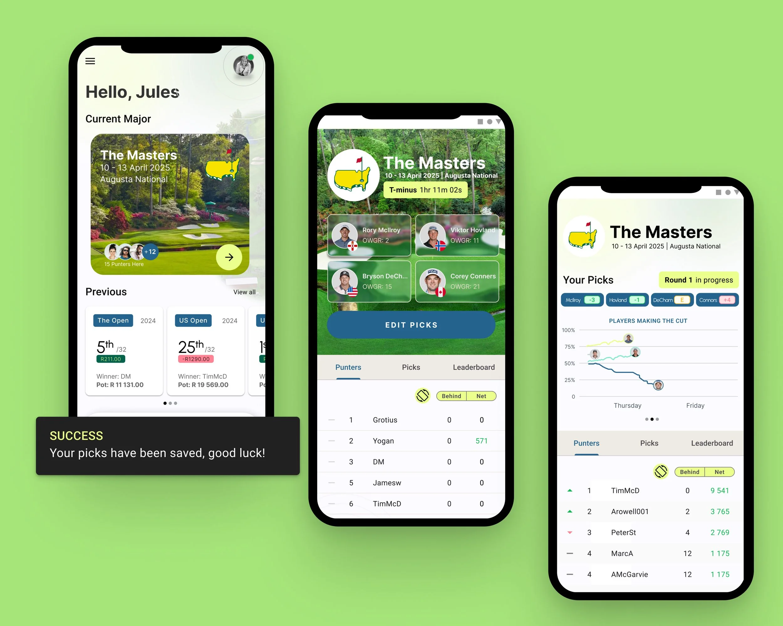 Golf Prediction App