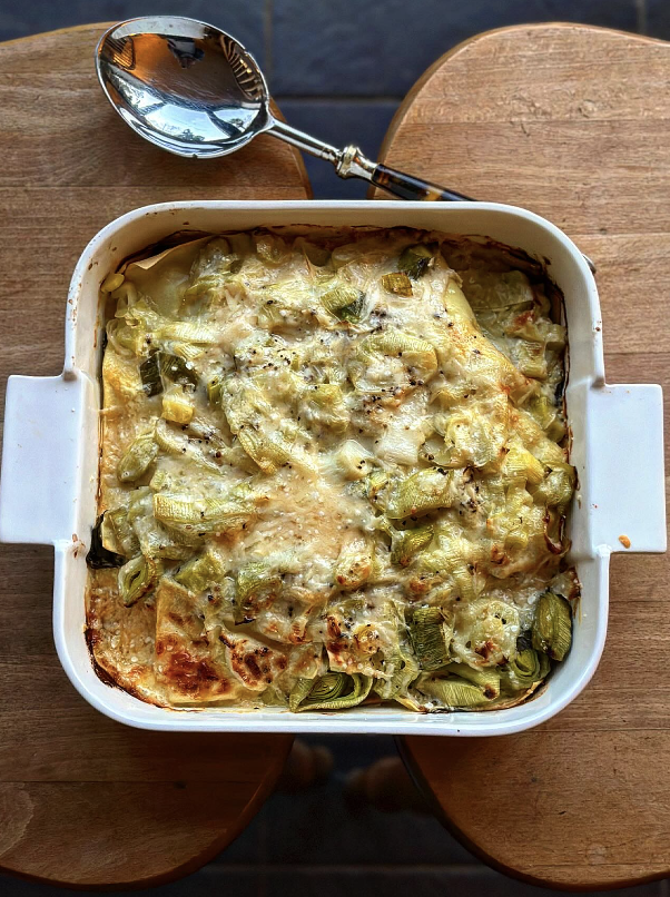 Creamy Leek & Pancetta Lasagne