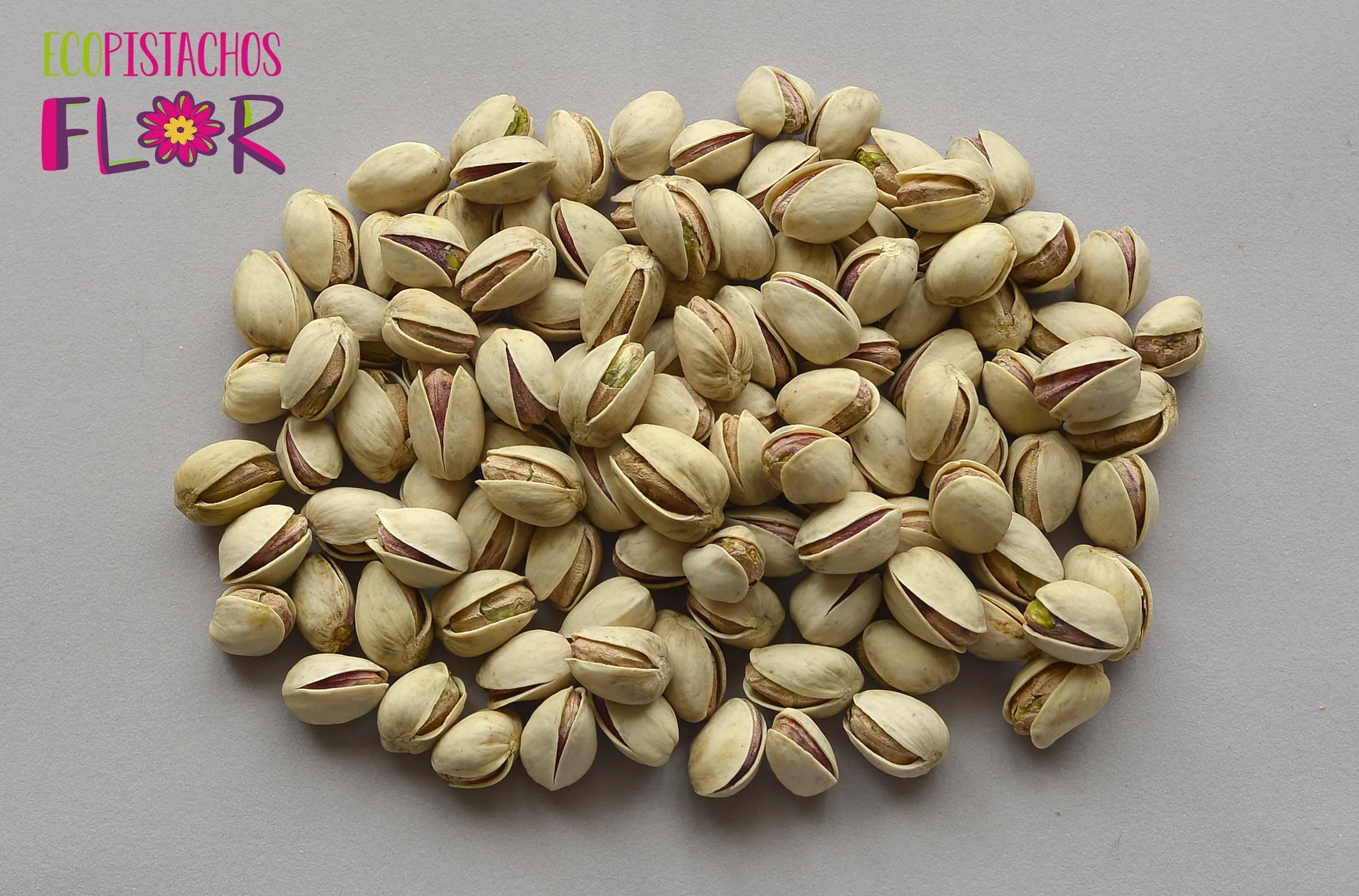 Pistachos ecológicos premium listos para consumo de Ecopistachos Flor