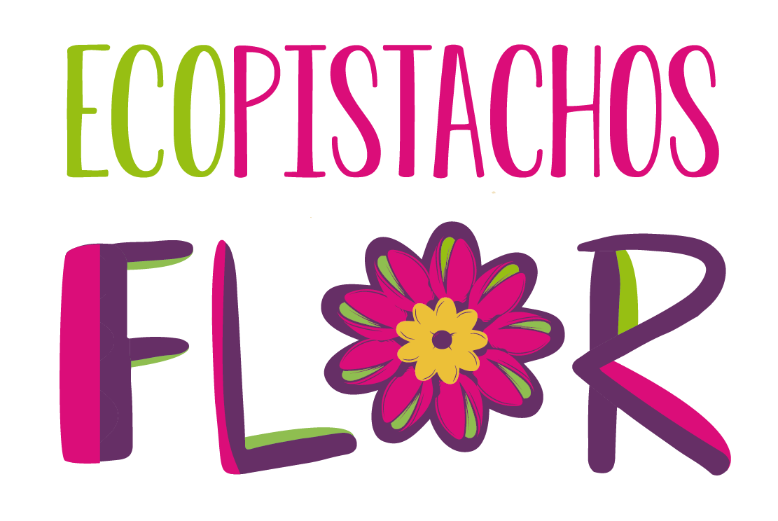 Logotipo empresa venta de Pistacho Ecologico  Ecopistachos Flor