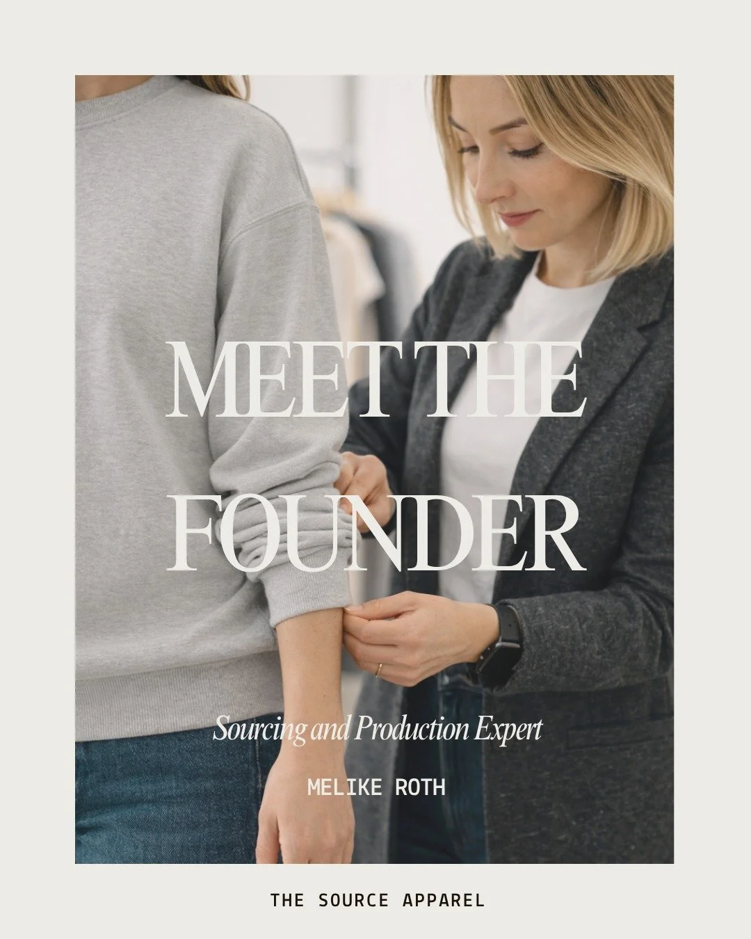 Most people call themselves "agents" after finding a supplier on Google. I built my foundation on the production floors of Istanbul starting in 2004.

I am Melike Roth. Before founding The Source Apparel, I spent two decades navigating ever