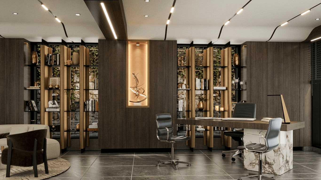 Dezainteria interior design project — private office in Bhamdoun