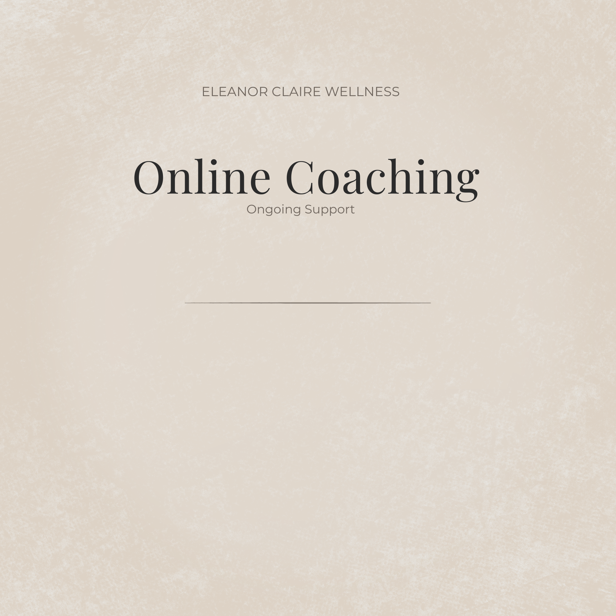 Online Coaching