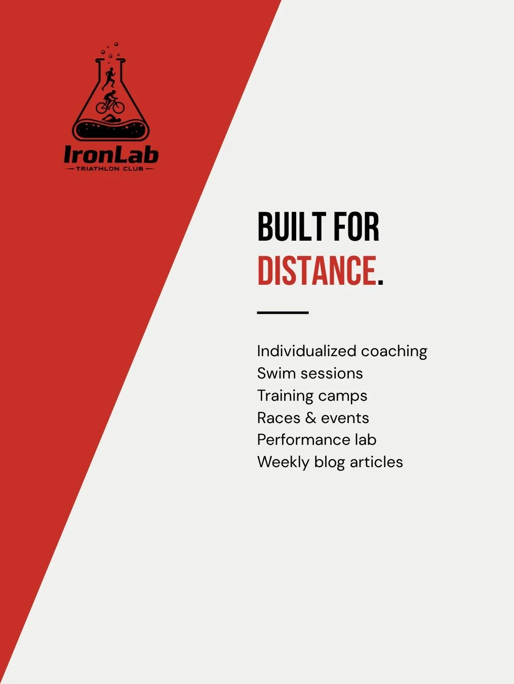 We built IronLab around a simple idea: every athlete deserves a plan that fits their life, helps them train smarter and gets them to the finish line better prepared.

🎯 Personalized coaching - a plan built around you, not a template
🏊 Individual sw