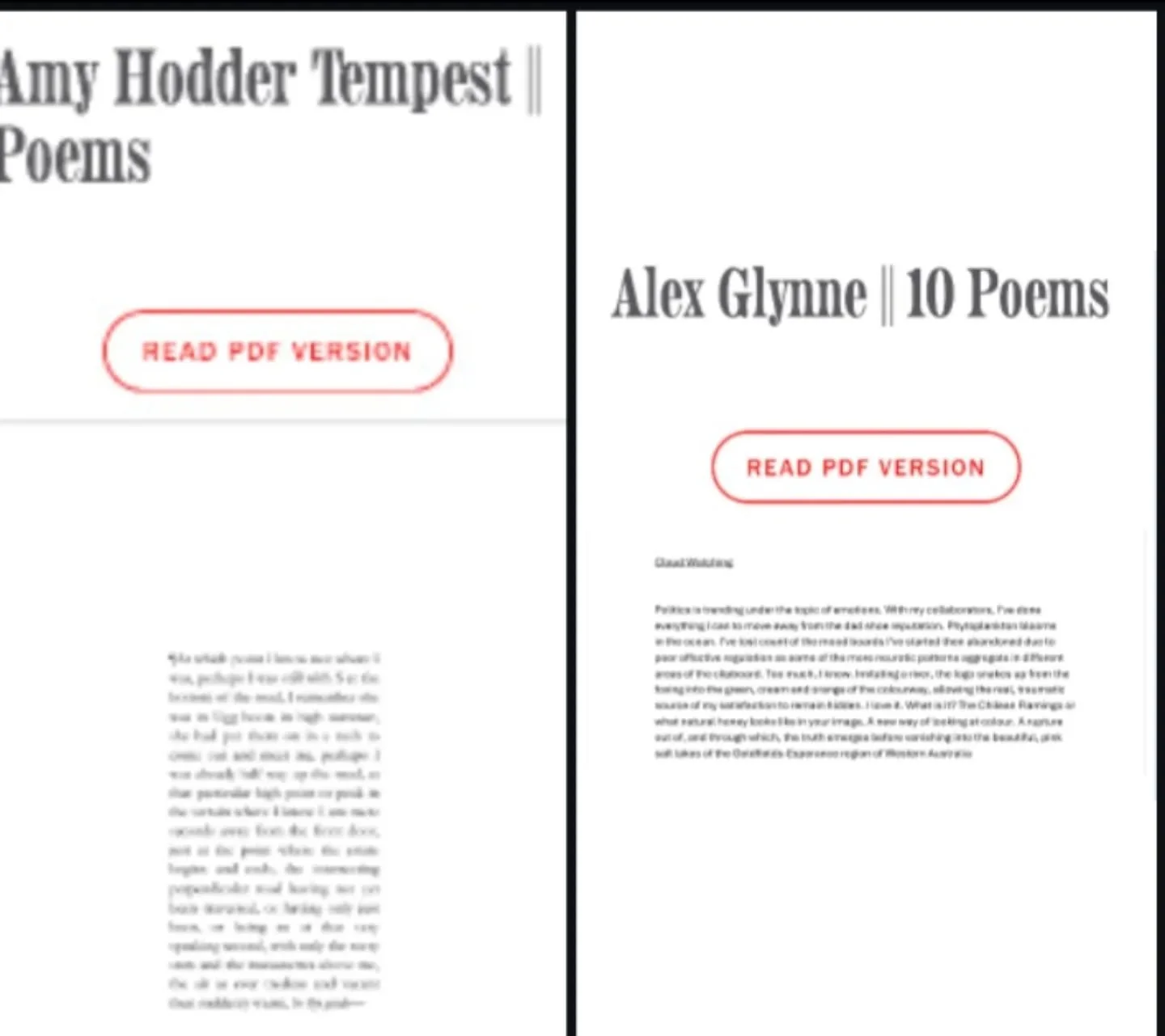 📢📢 DATABLEED MALWARE DOUBLE FEATURE!!! 📢📢

Read poems from Alex Glynne and Amy Hodder Tempest via @data_bleed link in bio 🔗.