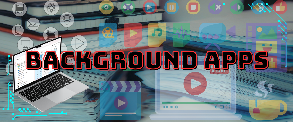 clutter of background apps