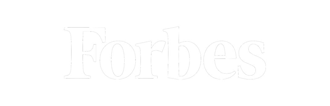 Forbes logo in white text on a black background
