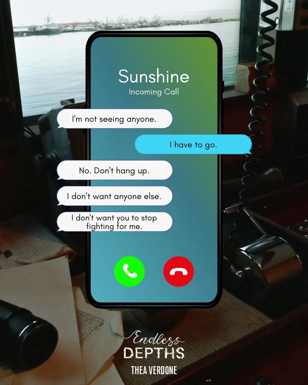 📞📞INCOMING CALL📞📞

Morgannnn, pick up the phoneeee...
&nbsp;
𝘔𝘺 𝘱𝘩𝘰𝘯𝘦 𝘷𝘪𝘣𝘳𝘢𝘵𝘦𝘴 𝘢𝘯𝘥 𝘐 𝘱𝘶𝘭𝘭 𝘪𝘵 𝘰𝘶𝘵 𝘰𝘧 𝘮𝘺 𝘱𝘰𝘤𝘬𝘦𝘵.

𝘚𝘜𝘕𝘚𝘏𝘐𝘕𝘌 𝘪𝘴 𝘤𝘢𝘭𝘭𝘪𝘯𝘨. 

𝘐 𝘵𝘶𝘳𝘯 𝘸𝘢𝘳𝘪𝘭𝘺. 𝘏𝘦&rsquo;𝘴 𝘴𝘵𝘢𝘯𝘥𝘪𝘯𝘨