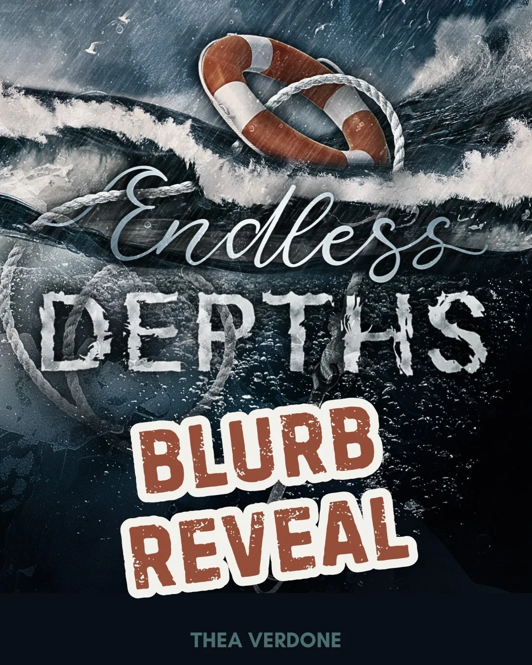 🎉🎉BLURB REVEAL

(if you saw this yesterday, no you didn&rsquo;t 🫵🏼)

after weeks of agonizing, I HAVE A BLURB 😭😭

-&mdash;
🦀🌊How far would you go to rescue the man you love?

🦀Cole Morrissey
A near death experience is just another Monday whe