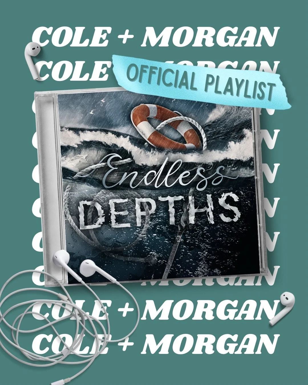 🎶🎵💿PLAYLIST REVEAL💿🎵🎶

The ✨official✨ soundtrack for Endless Depths is here!!! To no one's surprise, I'm really intentional (and picky) about the songs that I selected to be on this playlist, but really think it portrays Cole and Morgan's essen