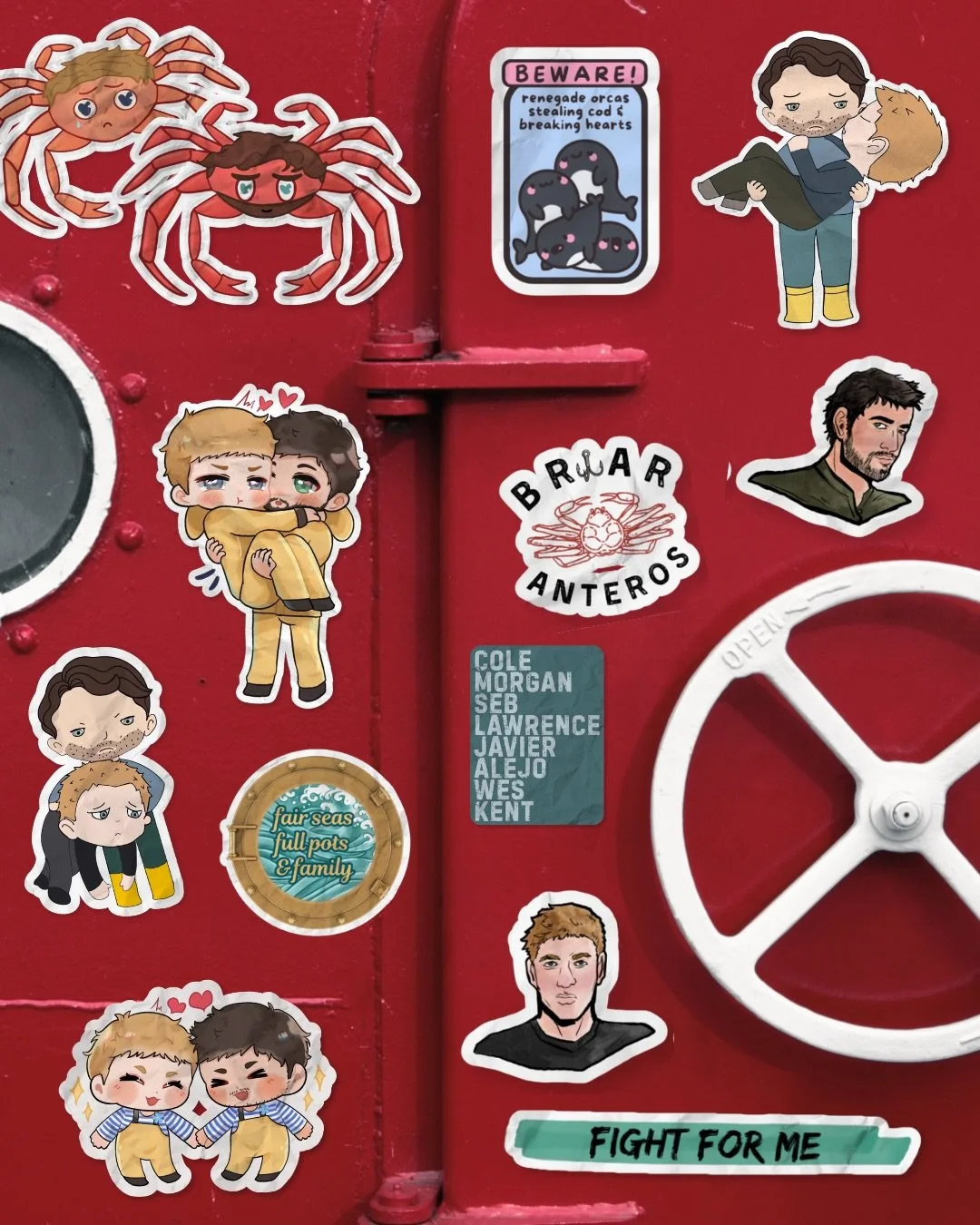 ⛴️Endless Depths Stickers!!!
I thought this would be a fun way to show off all the art and/or stickers I&rsquo;ve made so far. 

Now that I&rsquo;m learning how to draw, I&rsquo;ve been able to make a few pieces (that are not nearly as good as the ar