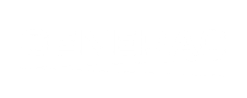 Generac logo on a black background