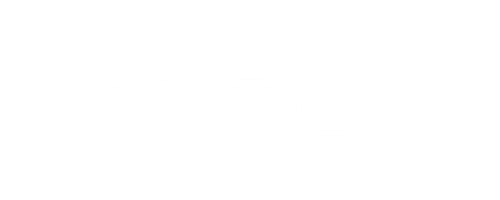 Close-up of the EcoFlow logo in white text on a black background.