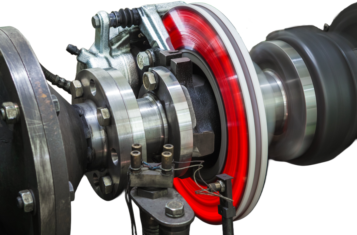 Carbon ceramic rotor stress test for a c8 z06