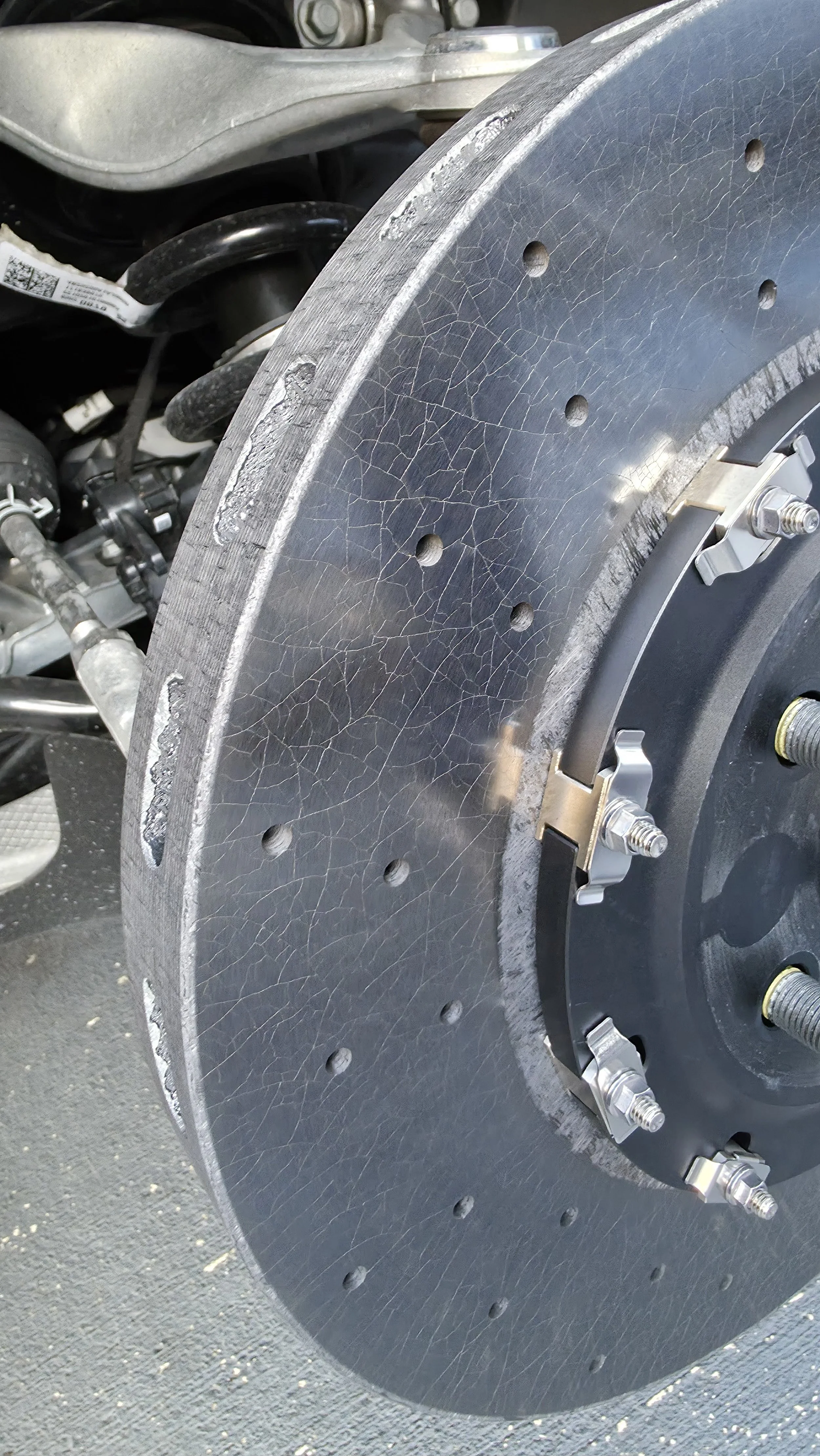 carbon ceramic rotor for a Chevrolet corvette c8 z06