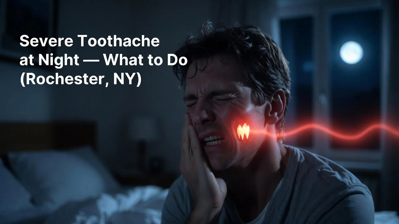 Severe Toothache at Night — What to Do (Rochester, NY)