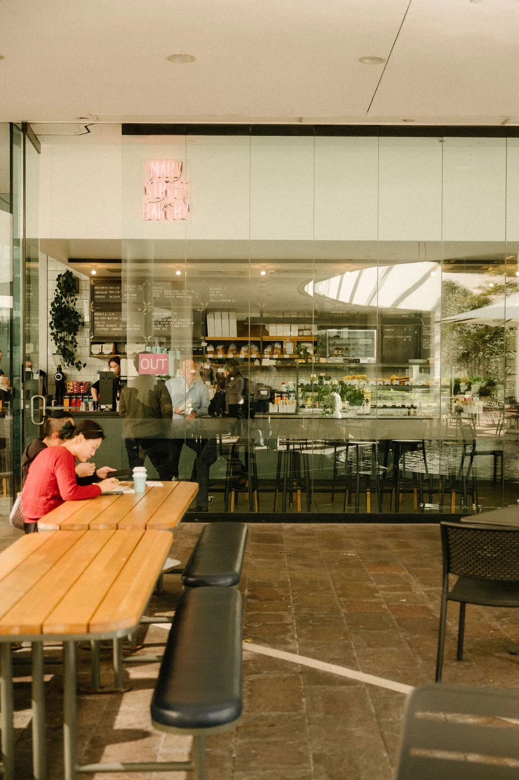 Mary Street Bakery location in QV1 Plaza in Perth CBD