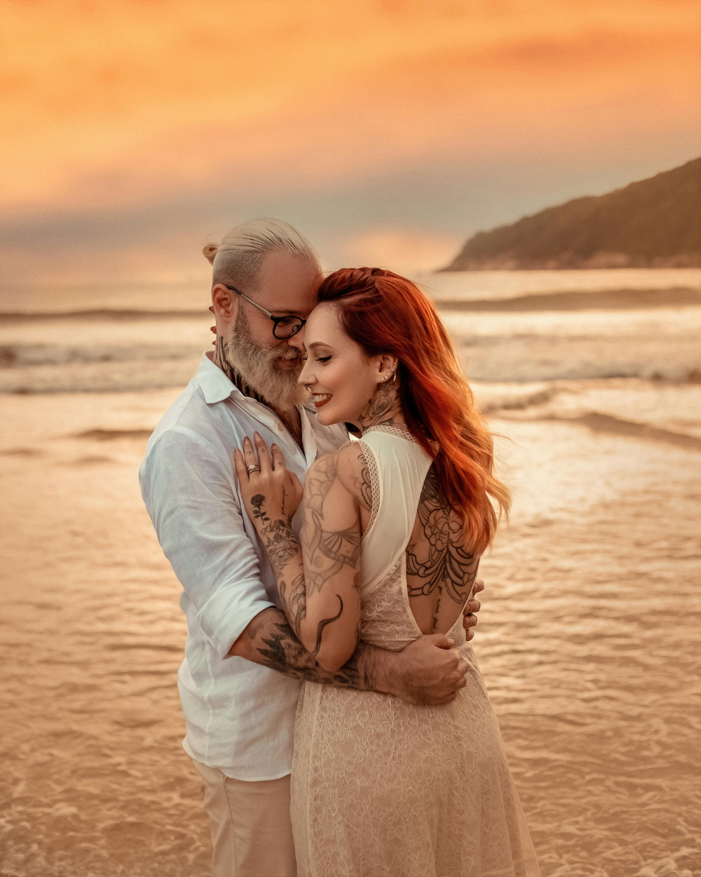 couple on beach
