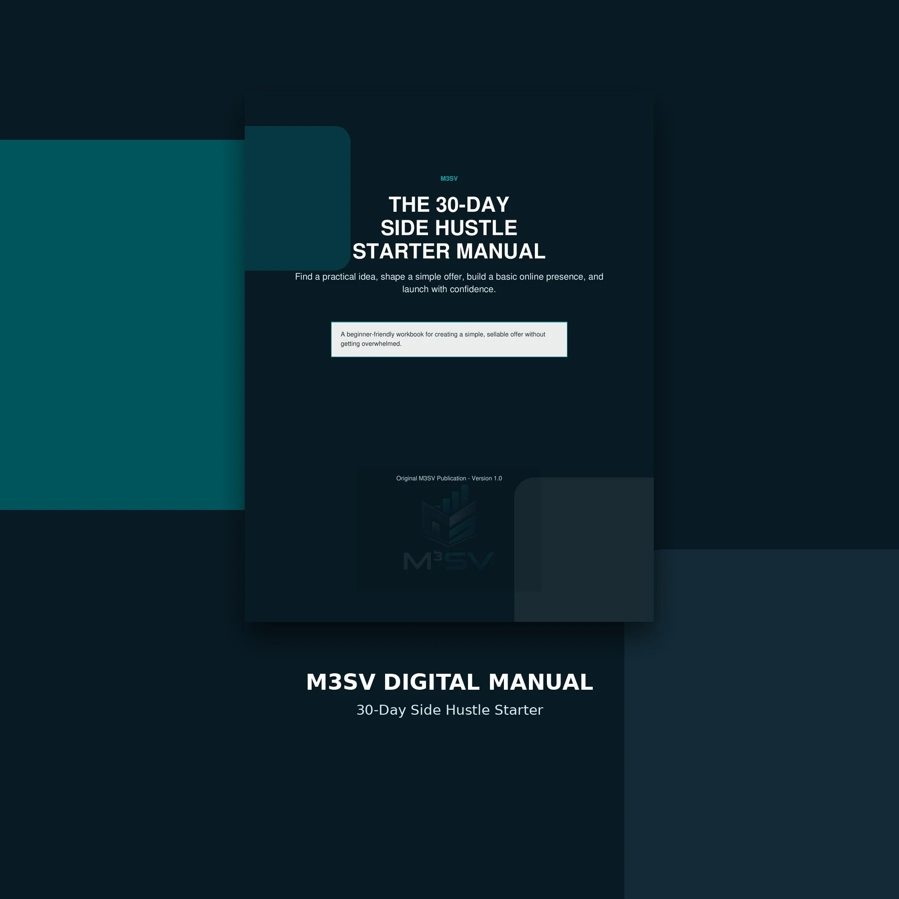 The 30-Day Side Hustle Starter Manual