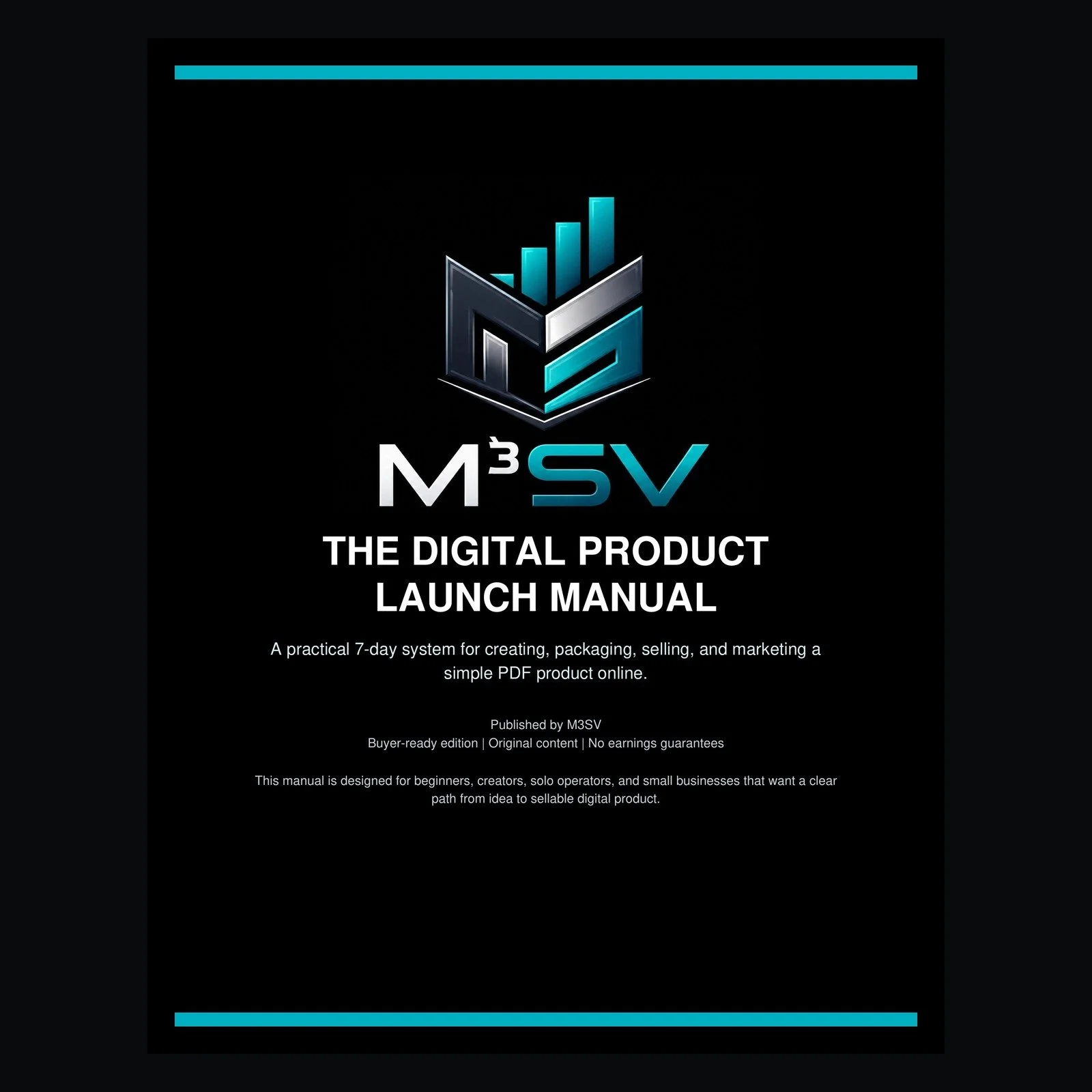 The Digital Product Launch Manual: Create & Sell Your First PDF Product