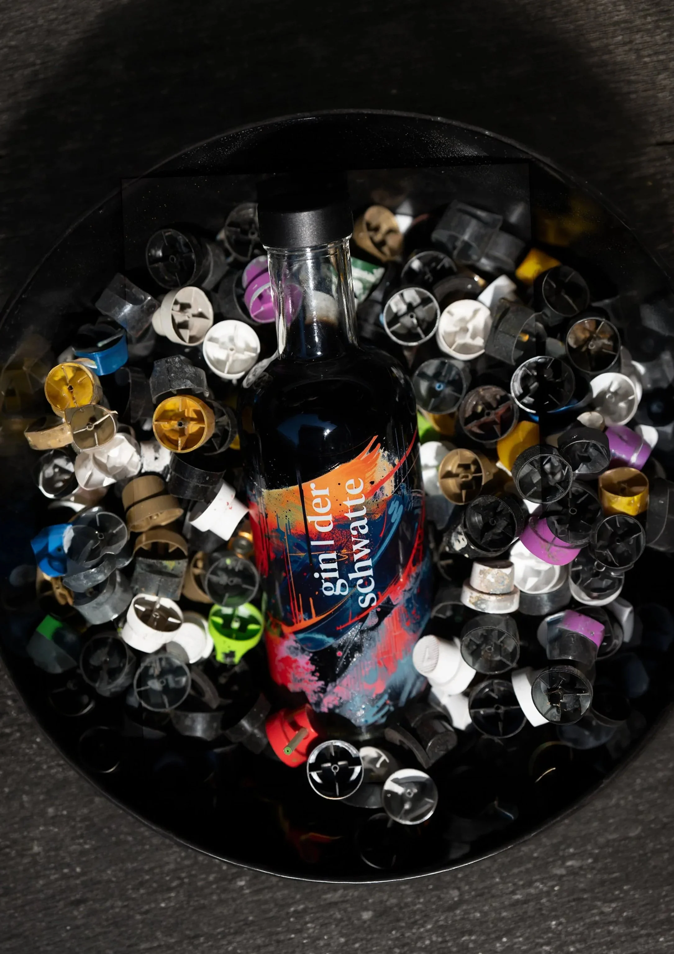 Der Schwatte Gin x Colorized Graffiti 500ml 44%