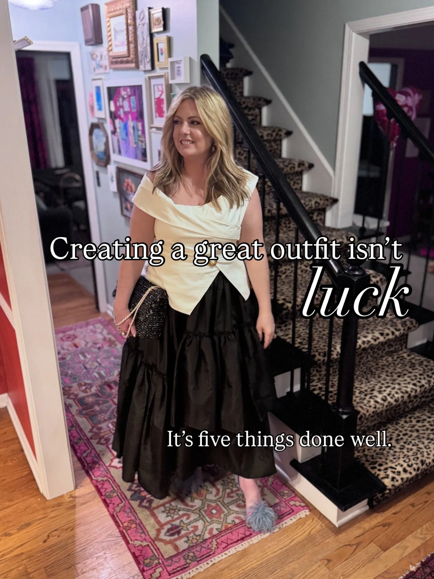 Most women don&rsquo;t struggle with style.
They struggle with clarity.

A great outfit isn&rsquo;t about having more.
It&rsquo;s about understanding fit, perspective, proportion, and finishing.

When those things align, getting dressed stops feeling