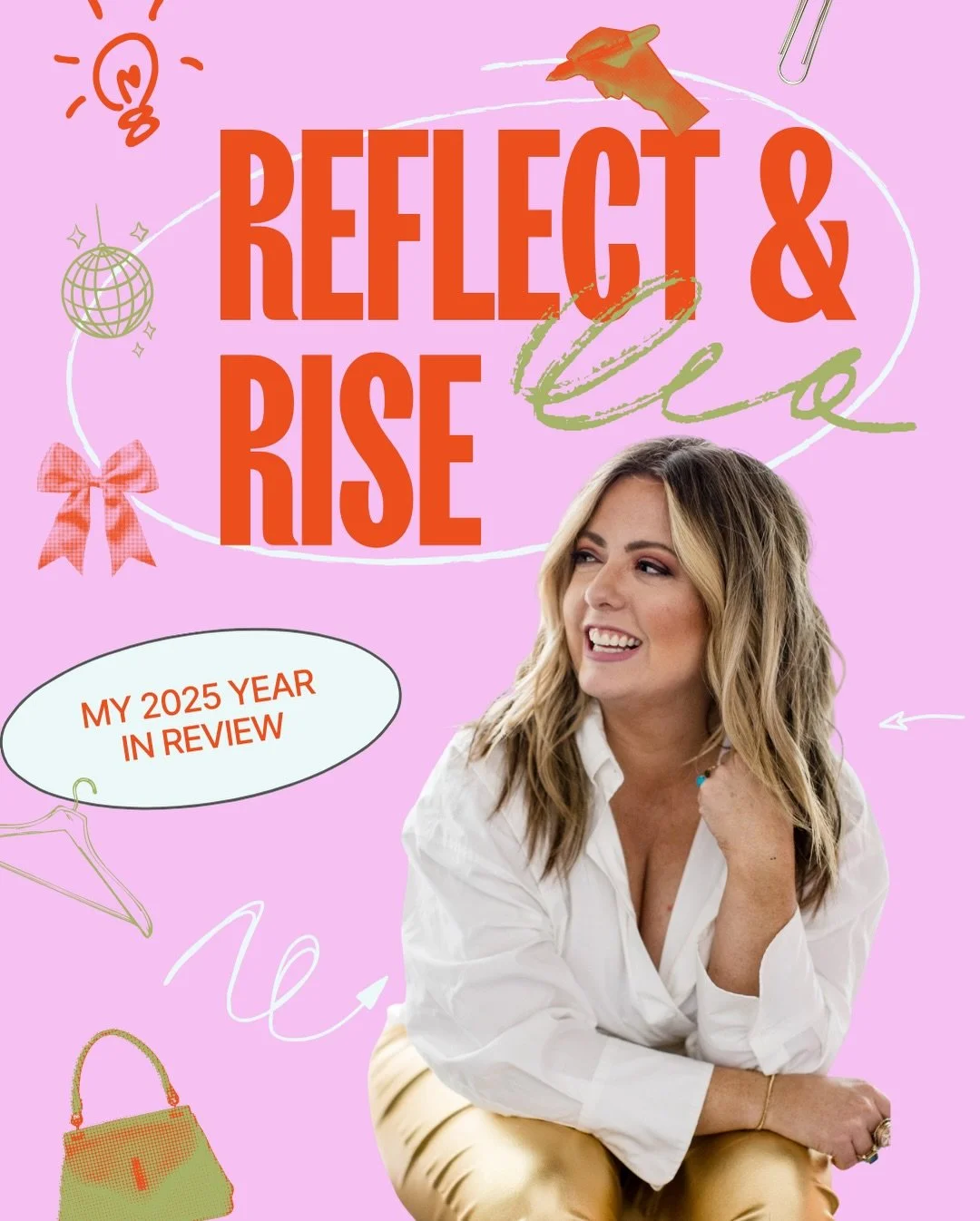 REFLECT &amp; RISE baby 🎉🎉

This year asked a lot of us. Growth, change, uncertainty &mdash; lessons we didn&rsquo;t request but carried anyway. I&rsquo;m taking a moment to reflect on what was, honoring the resilience, learning, and quiet strength