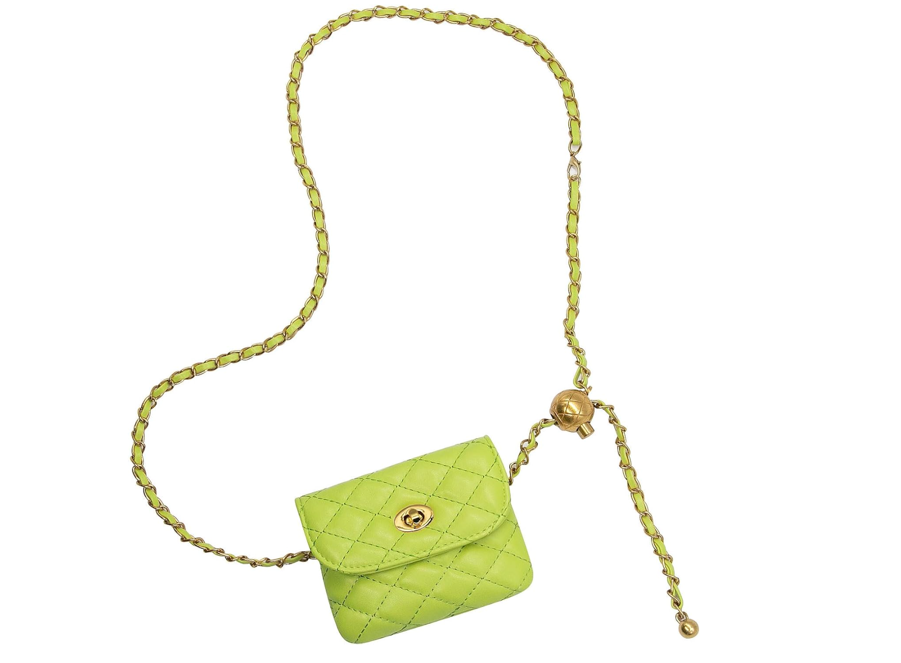 Leather Chain Belt Bag for Women