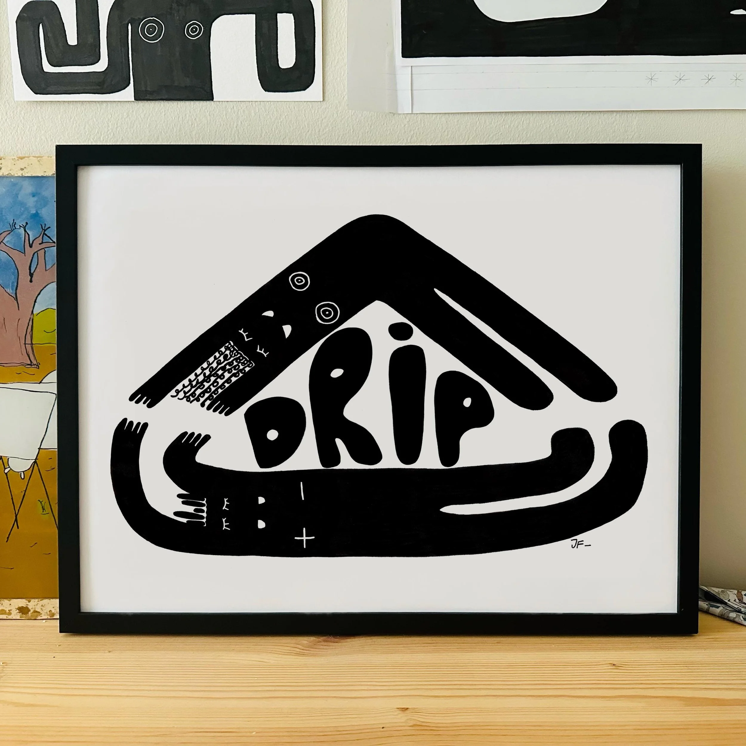 DRIP – Framed Art Print