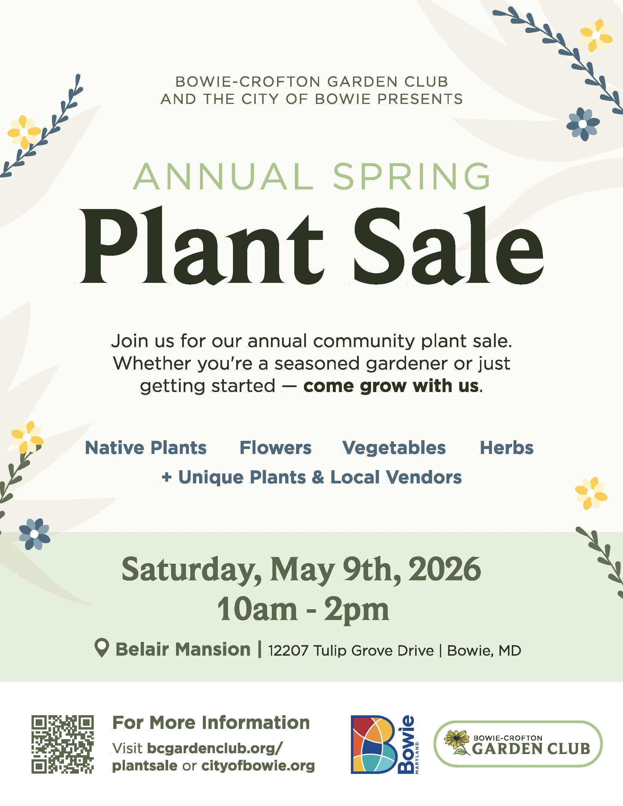 Bowie-Crofton Garden Club Plant Sale