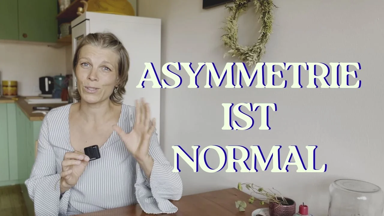 Der Körper ist nicht symmetrisch