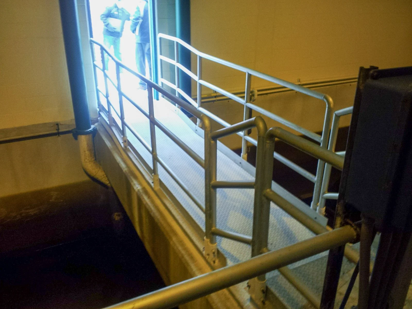 Fabricated Walkway and Safety Railings Designed for Utility Maintenance and Operations.