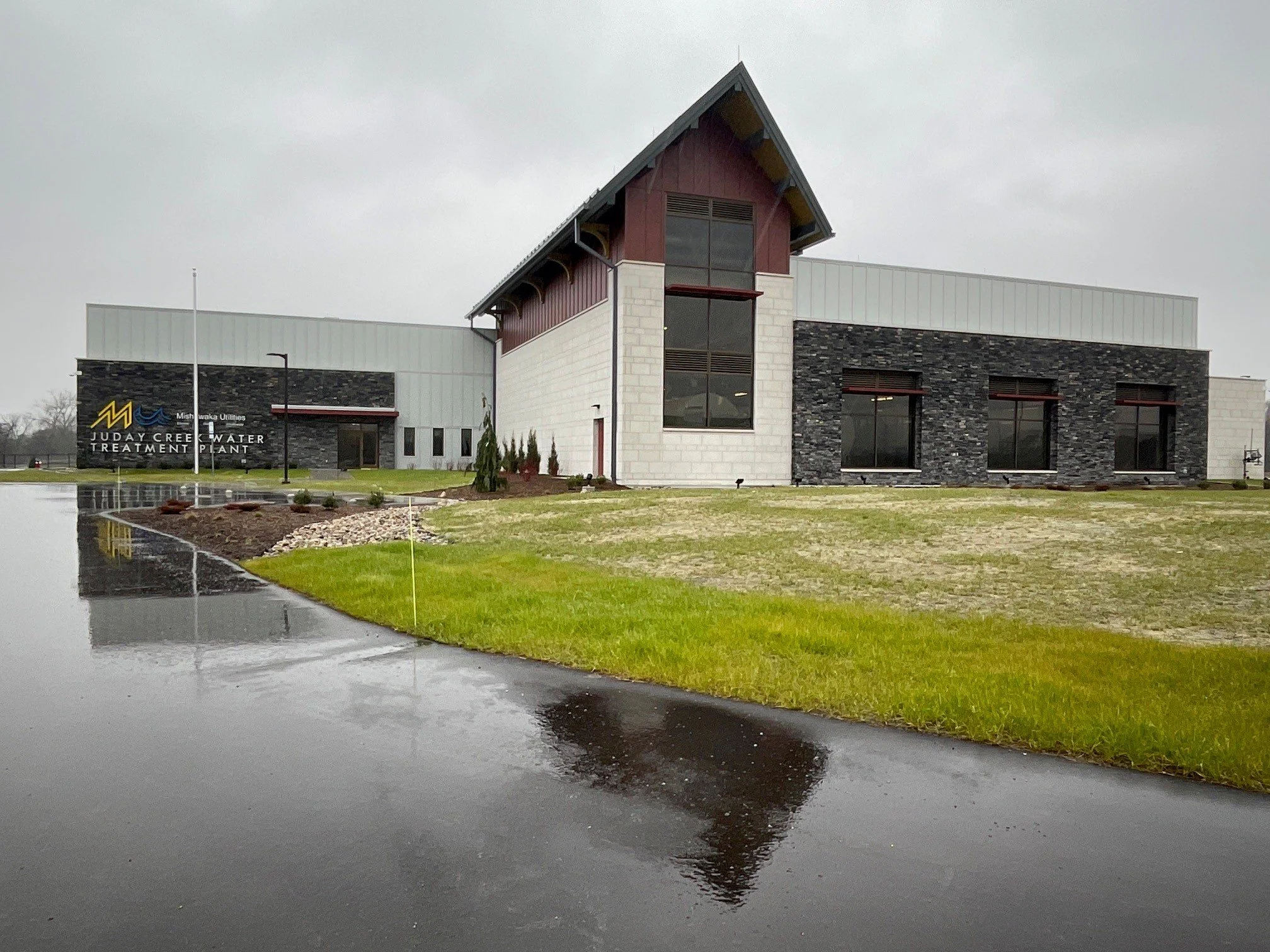 Juday Creek Water Treatment Plant in Mishawaka, Indiana, Featuring Modern Municipal Water Infrastructure Designed to Serve the Community for Decades to Come.