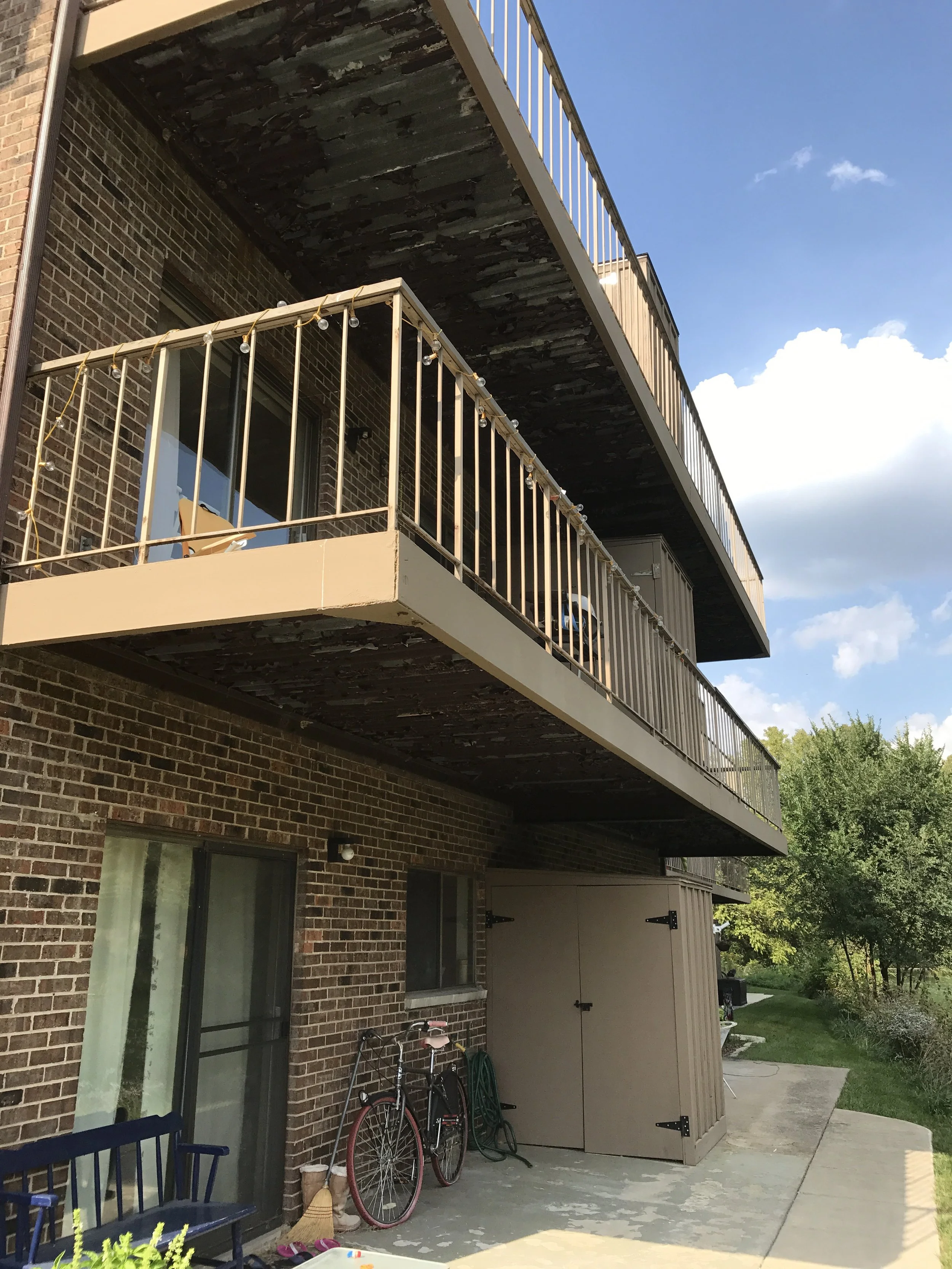 Custom Fabricated Steel Balcony Railings Designed for Multi-Family Residential Applications.