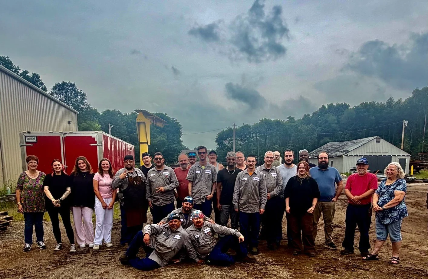 Great people make great things happen. 
We&rsquo;re grateful for this crew and the hard work, commitment, and teamwork they bring everyday.

#team #teamwork #fabricator #fabrication #indiana