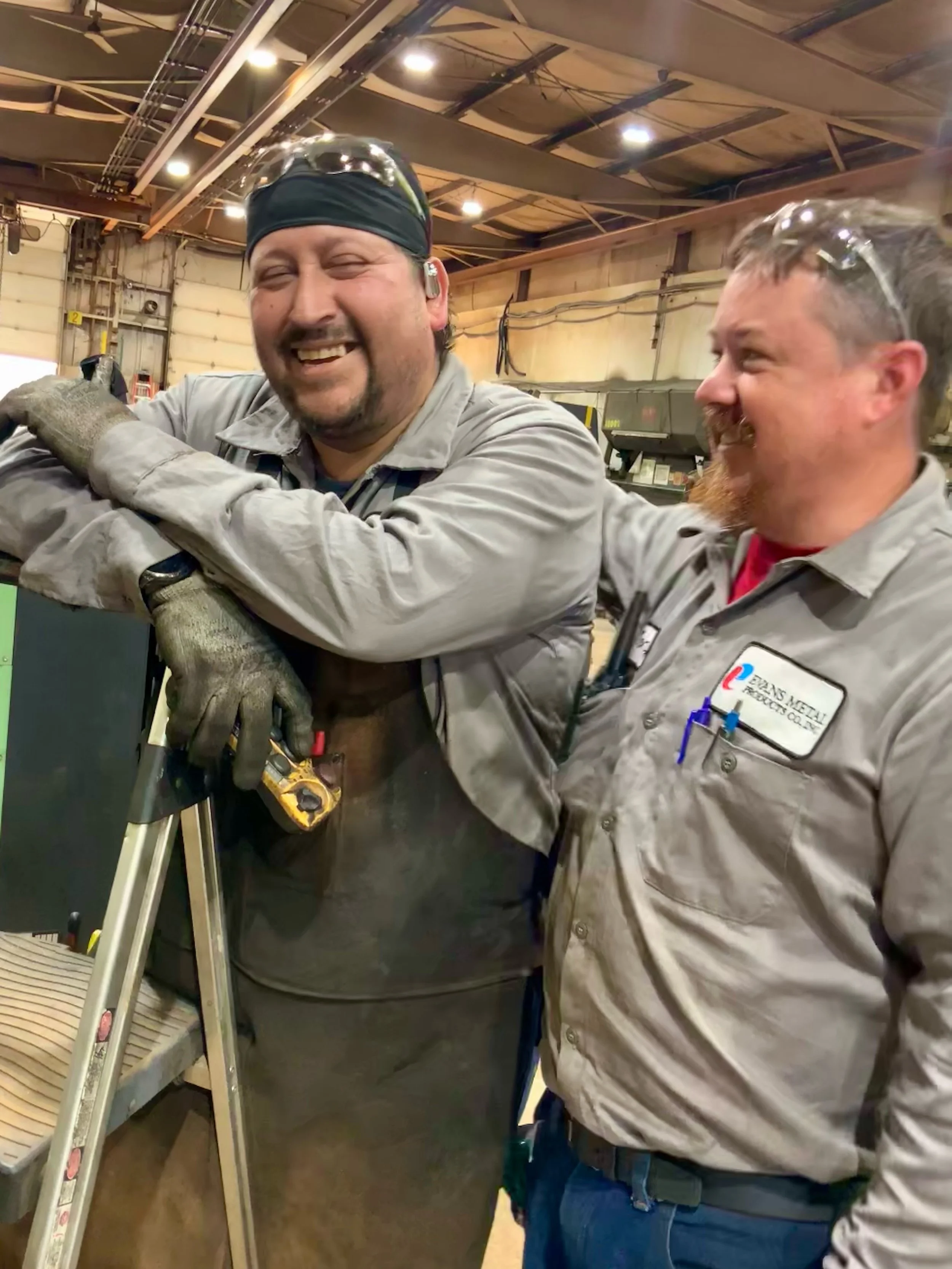 A little sneak peak / photo dump behind the scenes at Evans Metal.

From project progress to shenanigans, here&rsquo;s a collection of moments that make up our days here.
Lots of work, plenty of laughs, and a team we are proud to work alongside.

#be